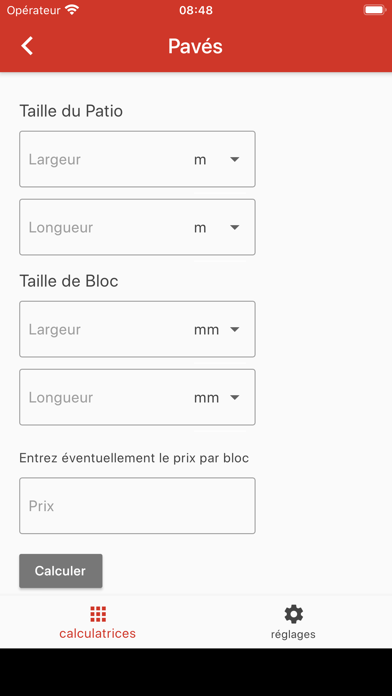 Screenshot #2 pour Patio Calculator Plus
