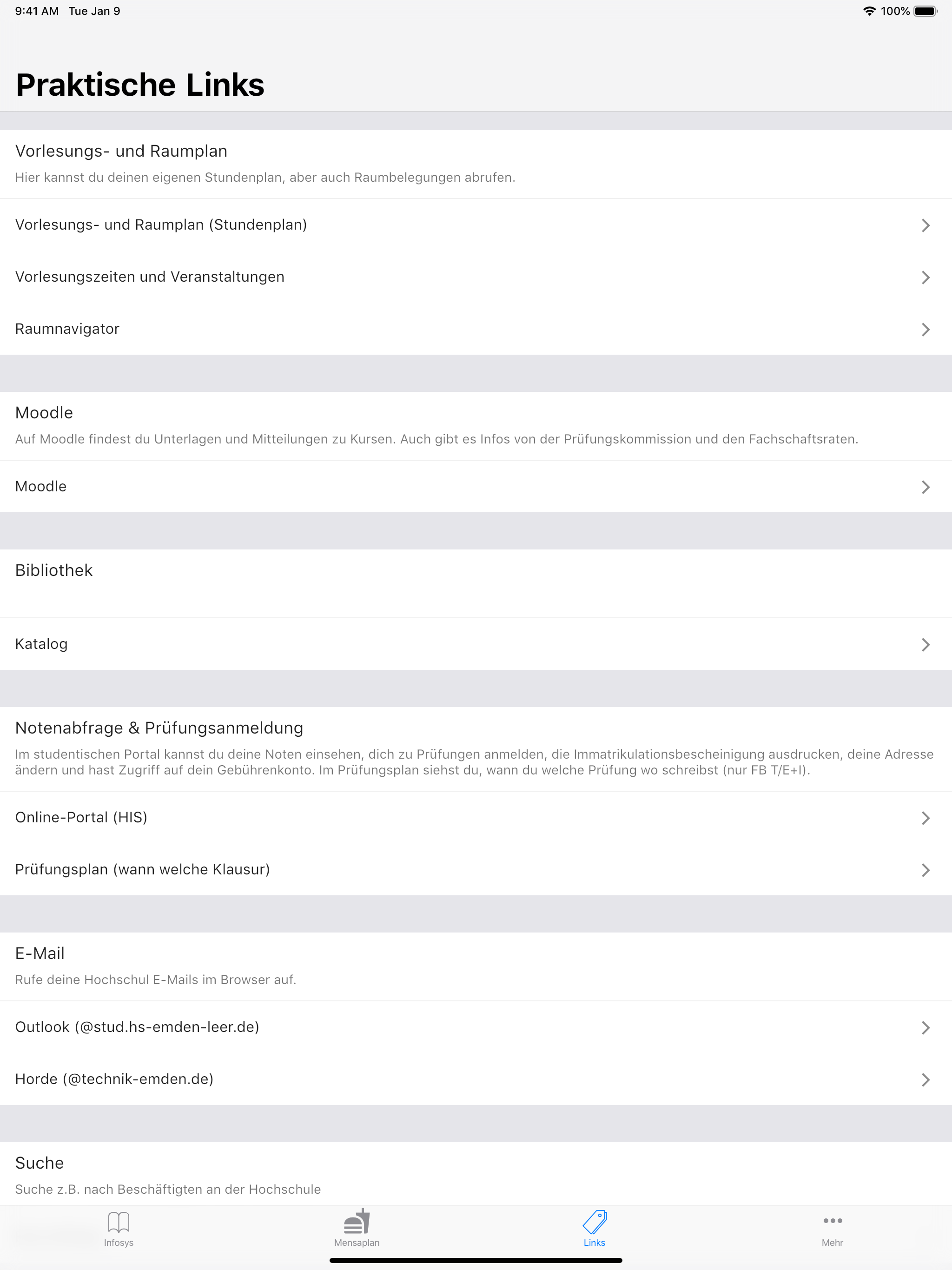 Hochschule Emden/Leer screenshot 6