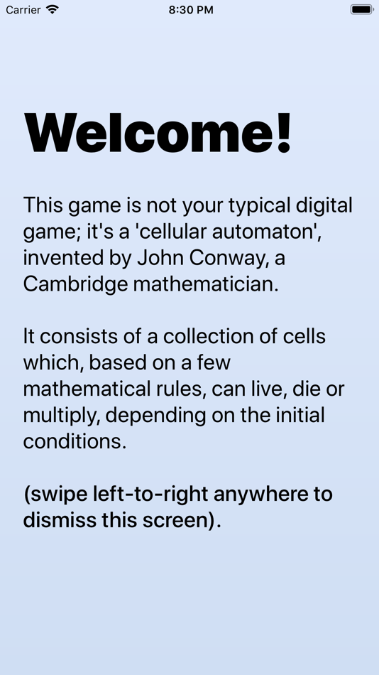 #1. Cellular Life Automaton (iOS) 来自: Ivan Cantarino