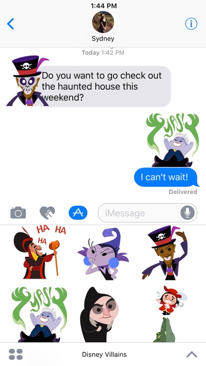 Disney Stickers: Villains