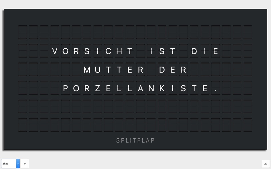 #3. SplitFlap (macOS) 由: Rico Obrist
