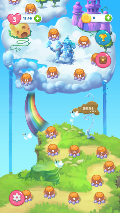 Rainbow Riders - A Puzzle Game Screenshot