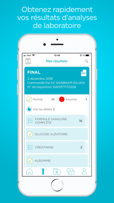 Screenshot #1 pour Dynacare Plus