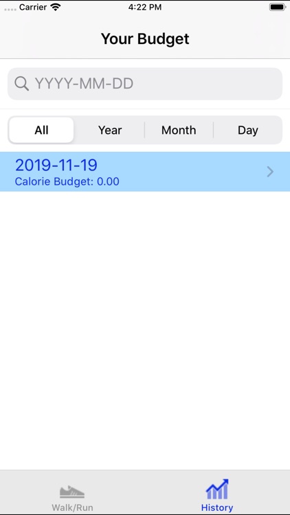 Calories and Steps Budget