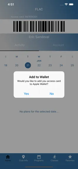 Game screenshot Four Lakes Athletic Club apk