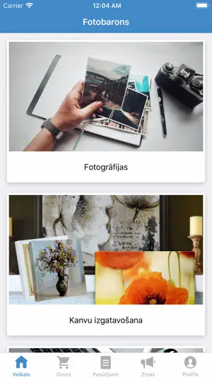 Fotobarons.lv screenshot 1