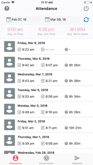 ittendance Attendance tracker screenshot 4