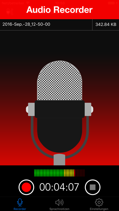 Voice Recorder : Ton aufnehmen app screenshot 0 by LiveBird Technologies Private Limited - appdatabase.net