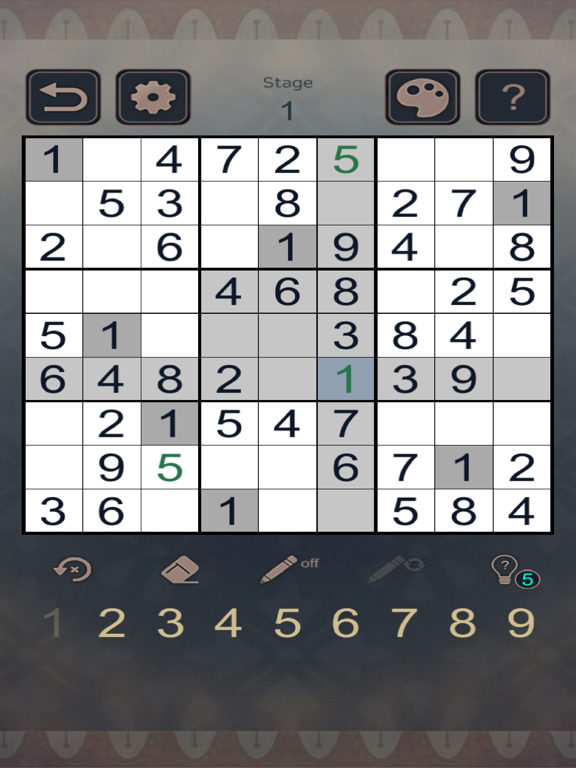 WolfAndMoon : Sudoku iPad screenshot