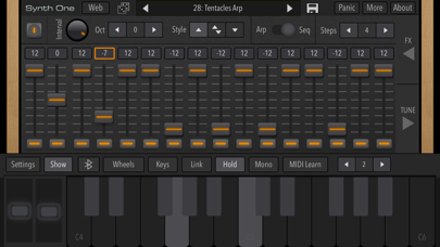 Screenshot #2 pour AudioKit Synth One Synthesizer