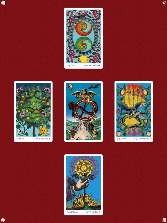 Screenshot #5 for Holy Light Tarot