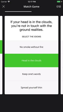 Game screenshot English idioms in use hack