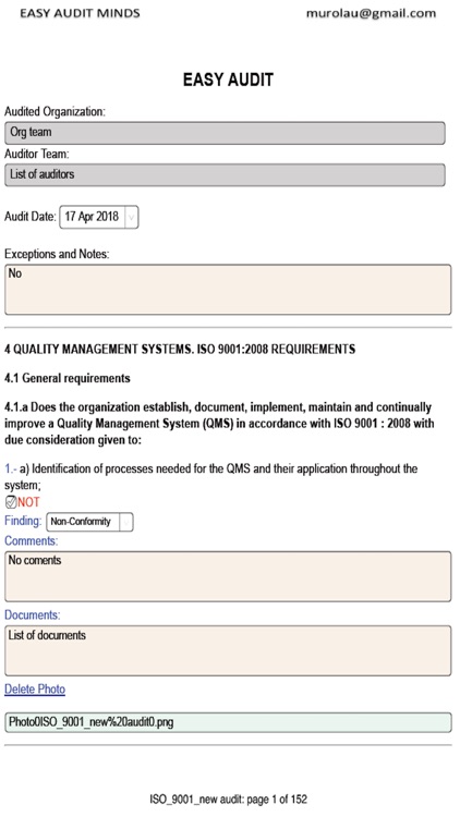 Easy ISO and OHSAS Audits screenshot-5