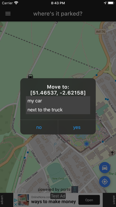 Screenshot #2 pour Where's it parked?