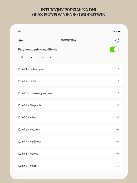 Nowenna o Wenantego Katarzyńca iPad screenshot 2 - Lifestyle app