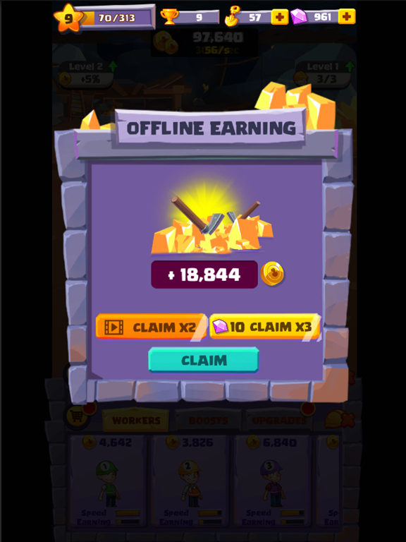Merge Miner iPad screenshot