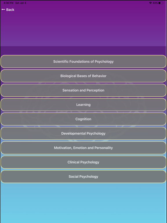 Screenshot #6 pour iScore5 AP Psych