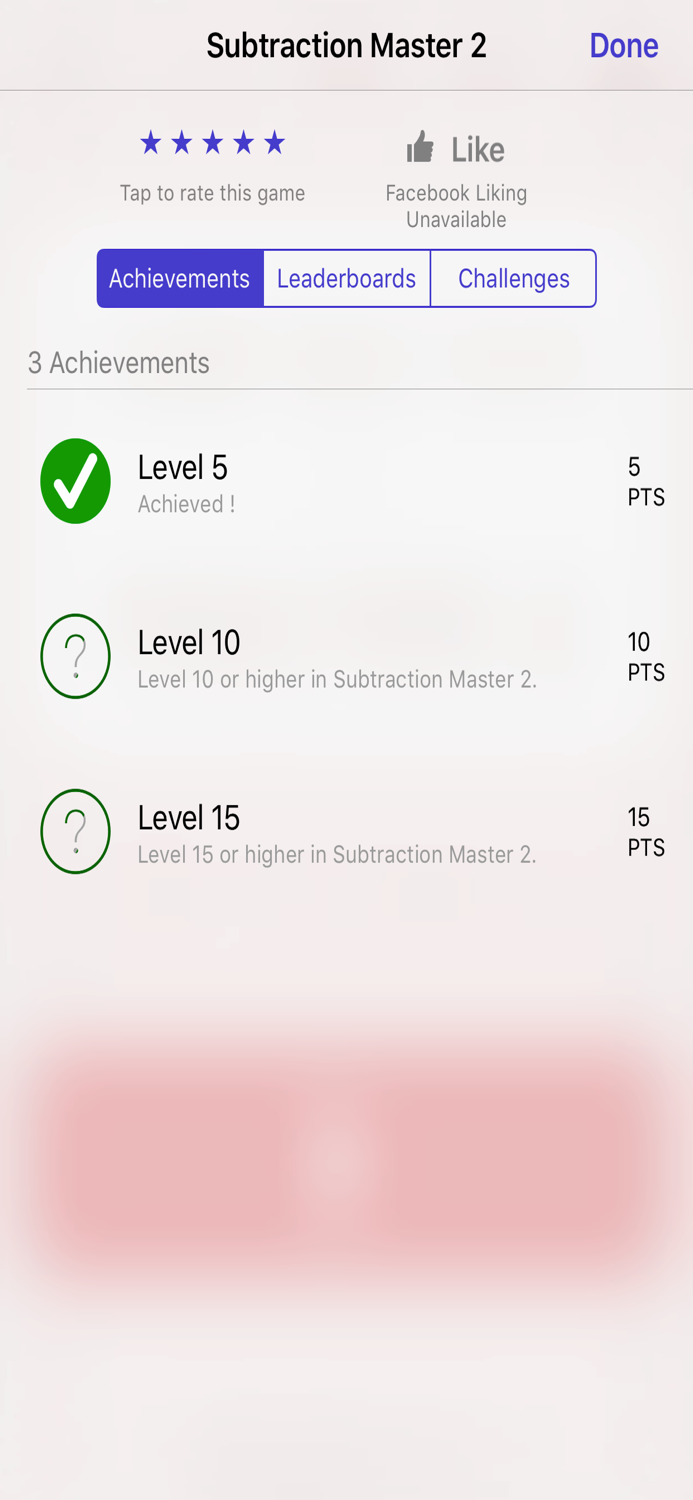 Subtraction Math Master 2