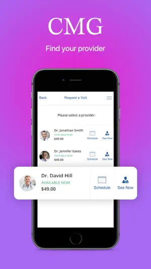CMG Telemedicine screenshot 1