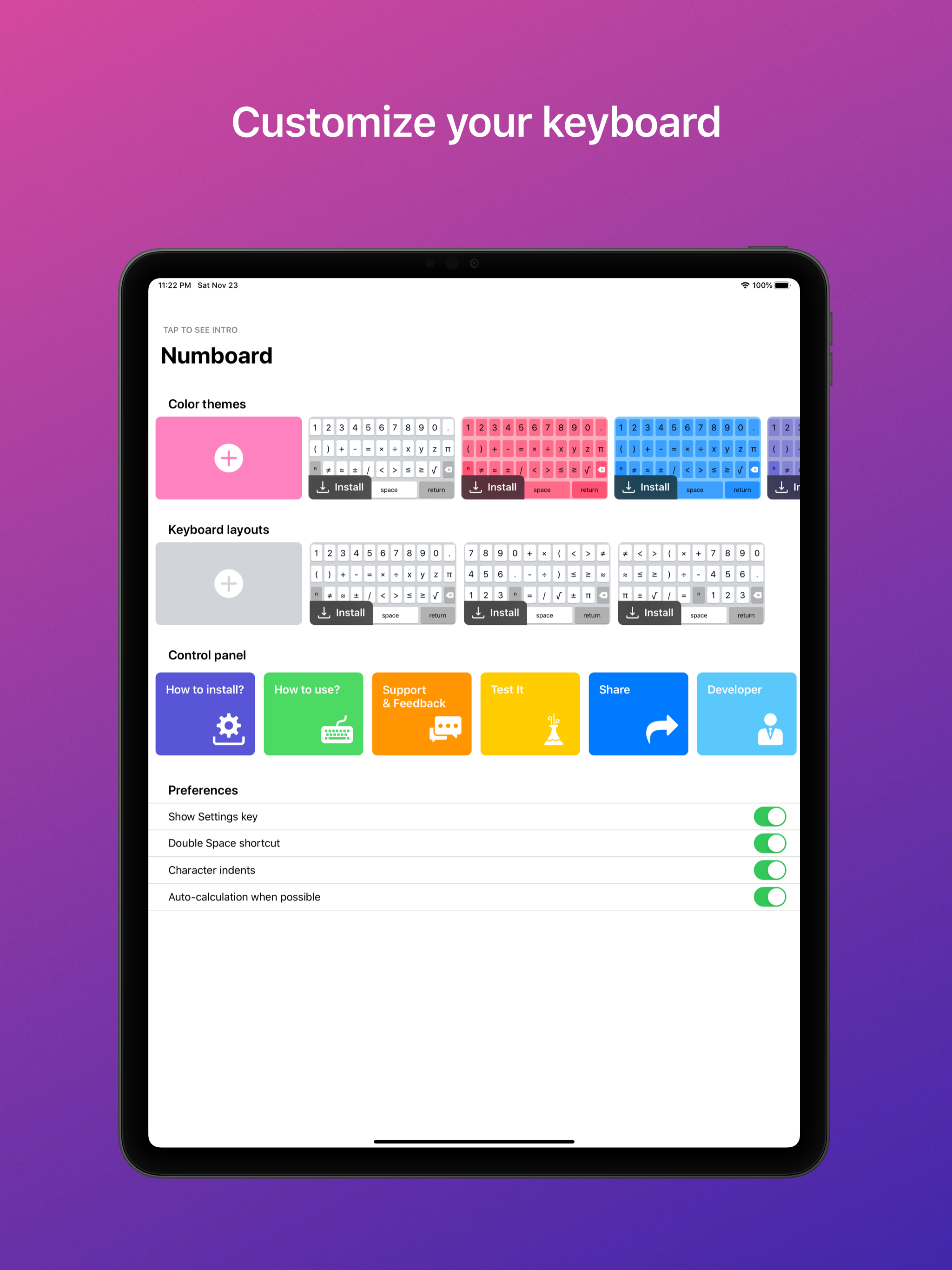 Numboard – Scientific Keyboard screenshot 7