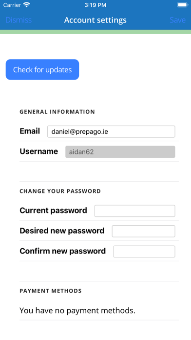 PrepayGO Screenshot