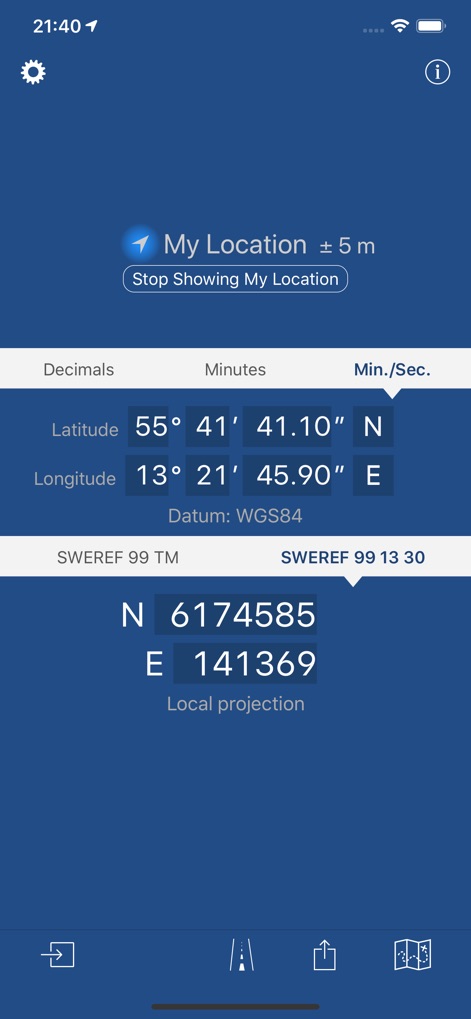Swedish Coordinates PRO - Navigation App | MWM
