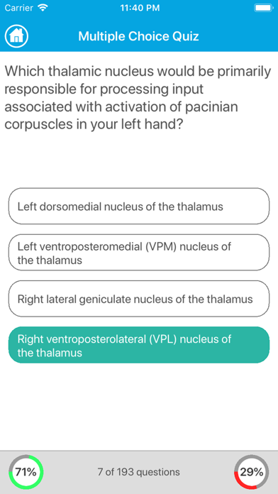 Neurology Quiz screenshot 2