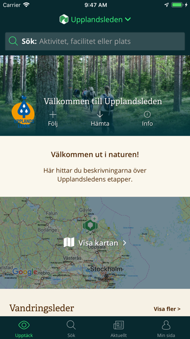 Upplandsleden på Naturkartan Screenshot 1 - AppWisp.com Upplandsleden på Naturkartan Screenshot 1 - AppWisp.com