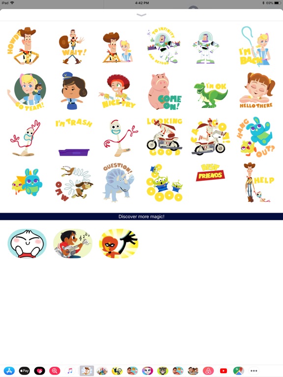 Screenshot #4 pour Pixar Stickers: Toy Story 4