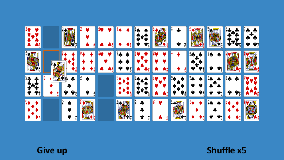 #2. Solitaire Gaps (iOS) By: Kevin White