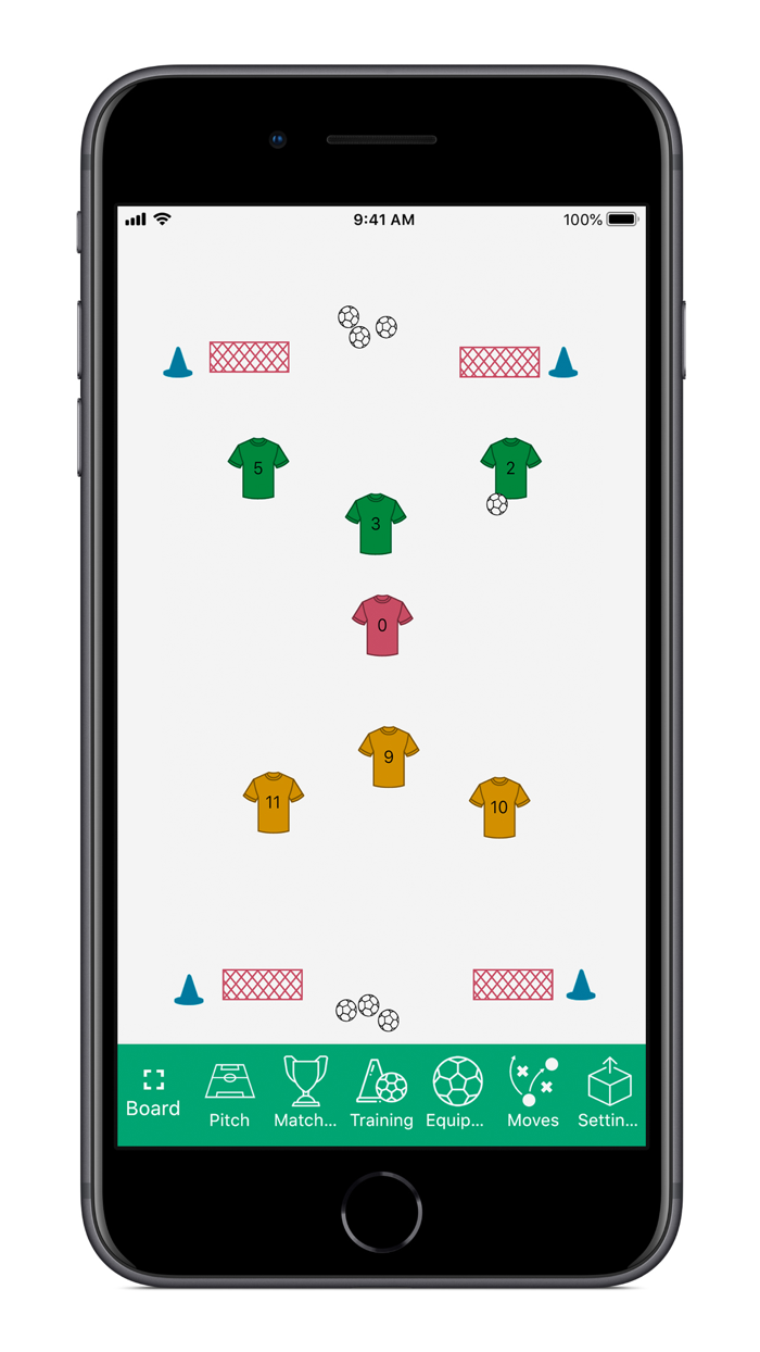 Football Tactic Board moves