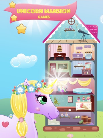 Pony unicorn games for kidsのおすすめ画像1