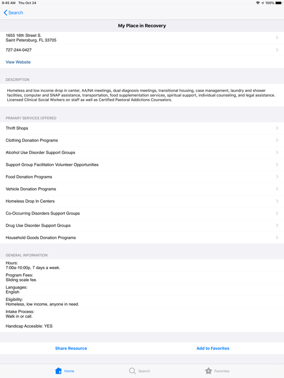 Screenshot #6 pour 211Connects (Tampa Bay)