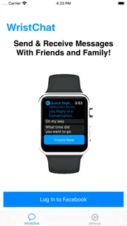 wristchat for facebook iphone screenshot 4
