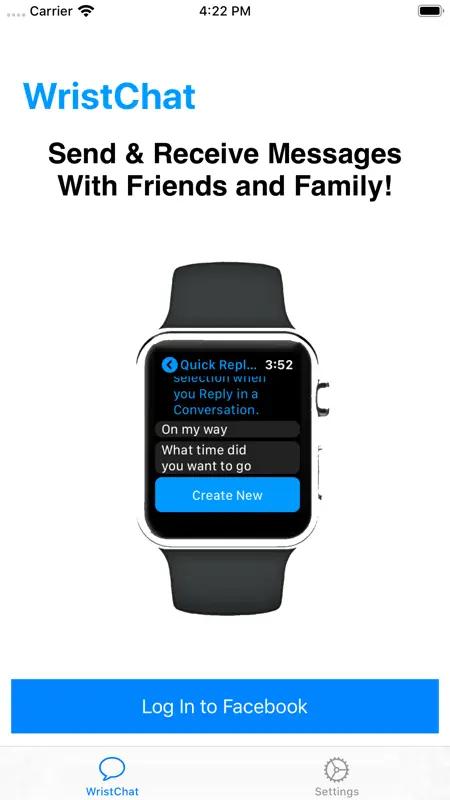 WristChat for Facebook screenshot 4 of 7