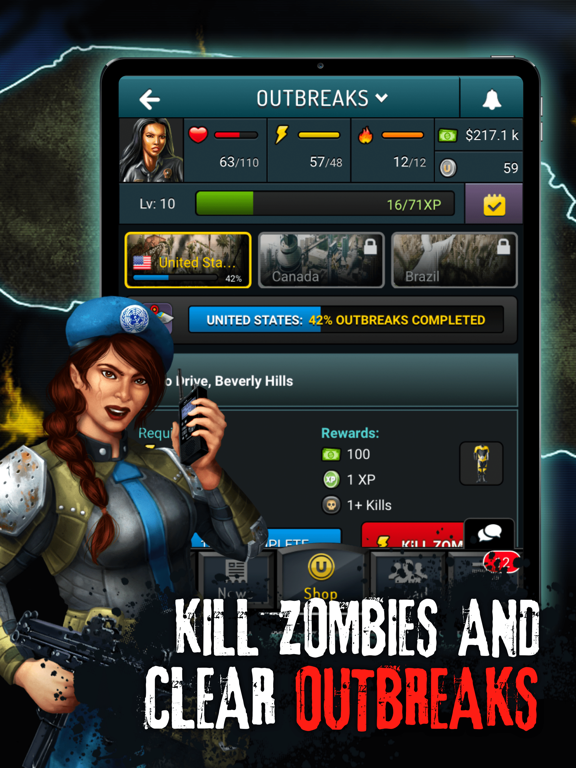 Screenshot #4 pour Zombie Slayer: Apocalypse Game