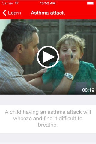 Baby and child first aid screenshot 2