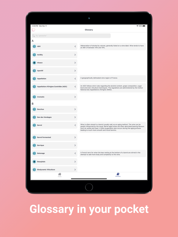 winebuff iPad screenshot
