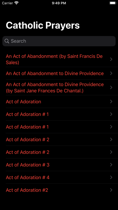 Catholic Prayers : Offline Screenshot