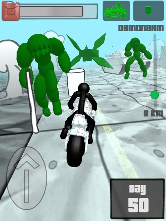 Screenshot #6 pour Stickman Zombie: Bike Racing