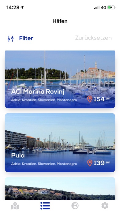 Screenshot #2 pour Guide des ports: Europe