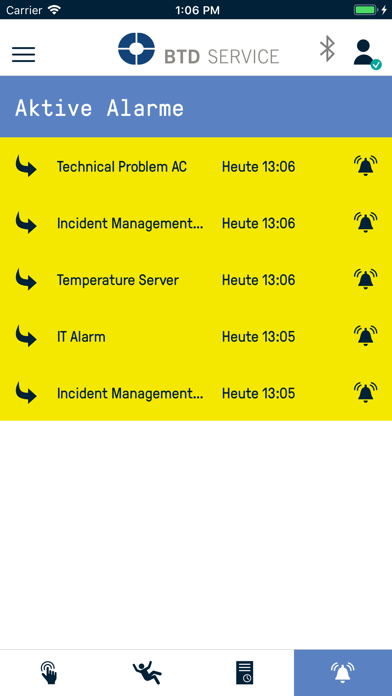 BTD ALARM screenshot