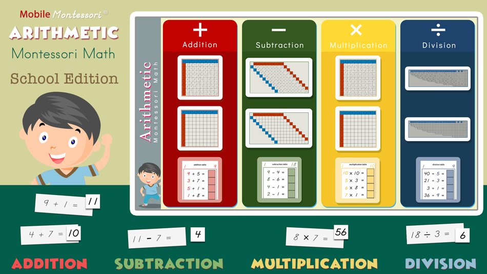 Montessori Math - Arithmetic - 2.1 - (iOS)