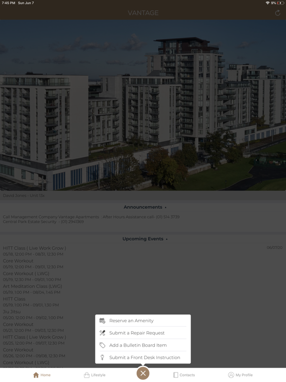 Screenshot #6 pour Vantage Residents App