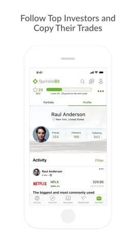 Game screenshot SprinkleBit - Social Investing hack