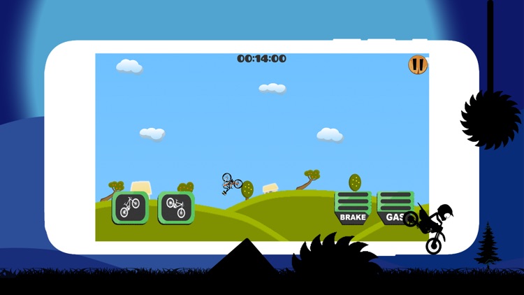 Stickman Downhill Motocross