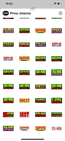 Game screenshot Pinoy Pasada: Jeepney Stickers apk