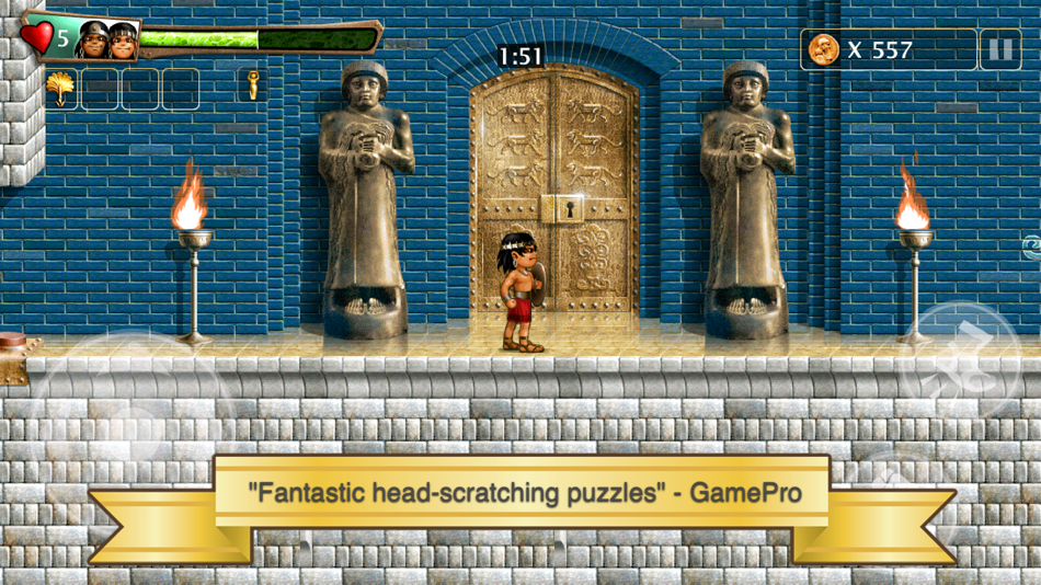 #1. Babylonian Twins Platformer (iOS) 由: BitHunch LLC