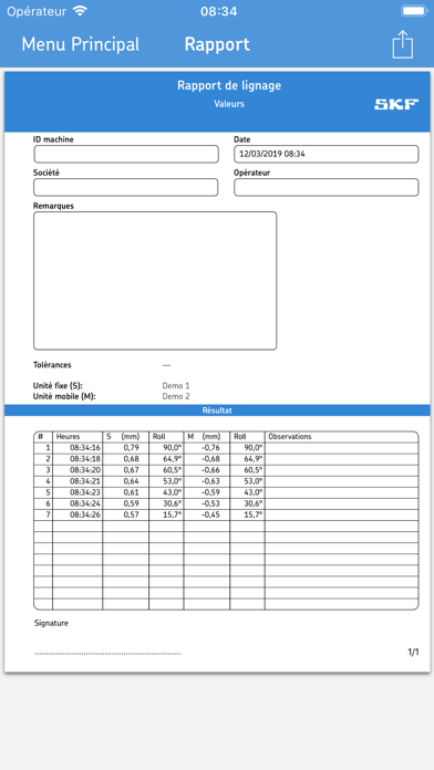 Screenshot #2 pour SKF Values