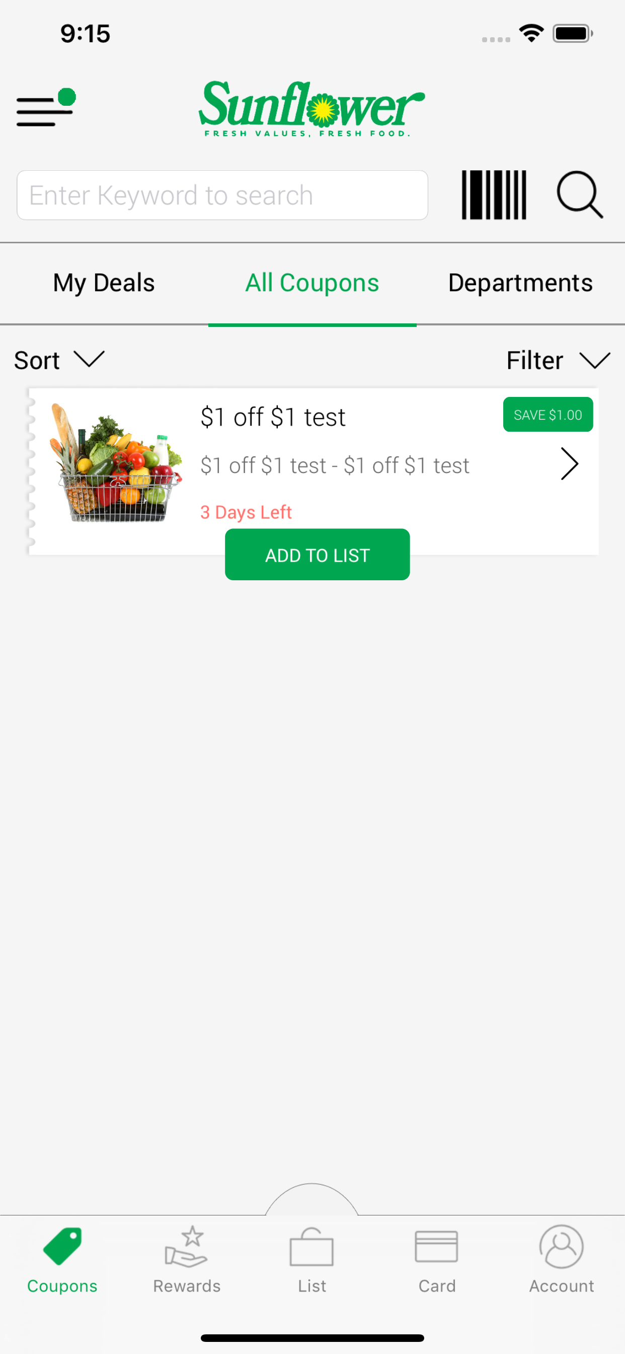 Sunflower Grocery screenshot 4